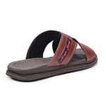 Chinelo Ortopédico Anatômico Anti Stress Masculino Couro