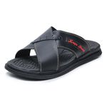 Chinelo Ortopédico Anatômico Anti Stress Masculino Couro