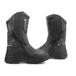 Bota Motociclista Motors Couro Acero Speed Cano Alto Track