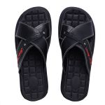 Chinelo Ortopédico Anatômico Anti Stress Masculino Couro