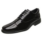 Sapato Militar Formal Couro Masculino Oxford Esporte Fino Verniz