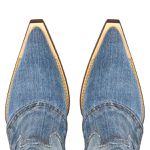 BOTINA MASCULINA TECIDO JEANS AZUL