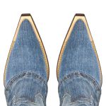 BOTINA MASCULINA TECIDO JEANS AZUL