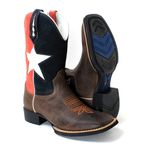 BOTA TEXANA MASCULINA BANDEIRA CANO MEDIO FB84