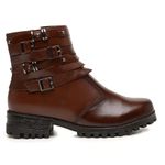 Bota Feminina em Couro Steel Marrom Tabaco - Atemporal e Versátil