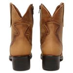 Bota Feminina em Couro Texas Mostarda