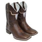 BOTA TEXANA MASCULINA BORDADA BOI FB92