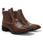 BOTINA TEXANA NOSSA SENHORA APARECIDA FB101 FRANCA BOOTS 