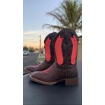 BOTA TEXANA FEMININA FRANCA BOOTS RECORTES A LASER NEON FB103