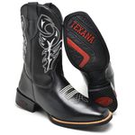 BOTA TEXANA COUNTRY MASCULINA BORDADA REPLICA- LINHA ECO 