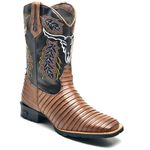 BOTA TEXANA COUNTRY MASCULINA BORDADA REPLICA TATU - LINHA ECO 