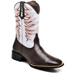 BOTA TEXANA COUNTRY MASCULINA BORDADA - LINHA ECO 