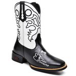 BOTA TEXANA COUNTRY MASCULINA BORDADA - LINHA ECO