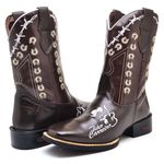 BOTA TEXANA COUNTRY MASCULINA BORDADA - LINHA ECO 