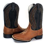 BOTA TEXANA COM RECORTES A LASER MASCULINA FB75