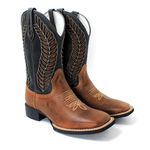 BOTA TEXANA COM RECORTES A LASER MASCULINA FB75