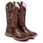 BOTA TEXANA FRANCA BOOTS HOOPER FEMININA COM RECORTES A LASER FB2220 SOLA JUMP 