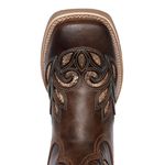 BOTA TEXANA FRANCA BOOTS HOOPER FEMININA COM RECORTES A LASER AZUL FB2222