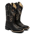 BOTA TEXANA HOOPER FEMININA COM RECORTES A LASER FB62P