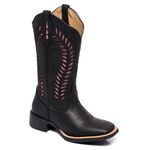 BOTA TEXANA FRANCA BOOTS HOOPER FEMININA COM RECORTES A LASER FB2219