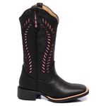 BOTA TEXANA FRANCA BOOTS HOOPER FEMININA COM RECORTES A LASER FB2219