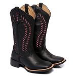 BOTA TEXANA FRANCA BOOTS HOOPER FEMININA COM RECORTES A LASER FB2219