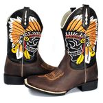 BOTA TEXANA BICO QUADRADO INDIO FB23A - FRANCA BOOTS