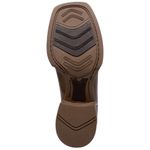 BOTA TEXANA BICO QUADRADO COURO NATURAL BORDADA FB74N- FRANCA BOOTS 