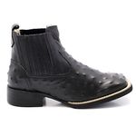 BOTINA BICO QUADRADO REPLICA AVESTRUZ FRANCA BOOTS 