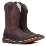 BOTA TEXANA FRANCA BOOTS MASCULINA COURO LEGITIMO SOLADO JUMP