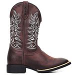 BOTA TEXANA FRANCA BOOTS MASCULINA COURO LEGITIMO BORADADA