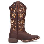 BOTA TEXANA FRANCA BOOTS BORDADA FLORAL HOPPER 
