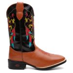 BOTA TEXANA COUNTRY FEMININA BORDADA - LINHA ECO 