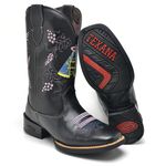 BOTA TEXANA COUNTRY FEMININA BORDADA NOSSA SENHORA - LINHA ECO 