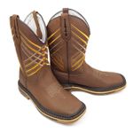 BOTA TEXANA FRANCA BOOTS MASCULINA COURO LEGITIMO SOLADO JUMP 