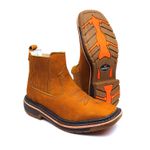 BOTINA TEXANA FRANCA BOOTS MASCULINA COURO LEGITIMO SOLADO JUMP FRANCA BOOTS 