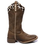 BOTA TEXANA FRANCA BOOTS FEMININA ANIMAL PRINT FB2258