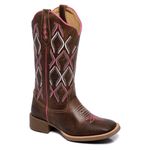 BOTA TEXANA FRANCA BOOTS FEMININA BORDADA FB2258
