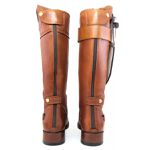 Bota Hípica Masculina Couro Floater Conhaque Com Faca Acoplada