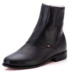 BOTA MASCULINA EM COURO MESTIÇO PRETO COMFORT