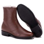 BOTA MASCULINA EM COURO PRETO COMFORT CAFE