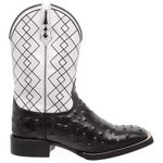 BOTA TEXANA BICO QUADRADO REPLICA AVESTRUZ FRANCA BOOTS 