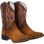 BOTA TEXANA BICO QUADRADO FLOATER FRANCA BOOTS 