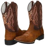 BOTA TEXANA BICO QUADRADO FLOATER FRANCA BOOTS 