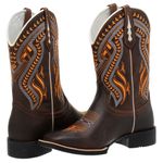 BOTA TEXANA BICO QUADRADO FLOATER - FRANCA BOOTS 