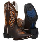 BOTA TEXANA BICO QUADRADO FLOATER - FRANCA BOOTS 
