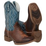 BOTA TEXANA BICO QUADRADO FLOATER - FRANCA BOOTS 