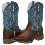 BOTA TEXANA BICO QUADRADO FLOATER - FRANCA BOOTS 
