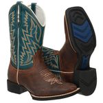 BOTA TEXANA BICO QUADRADO FLOATER - FRANCA BOOTS 