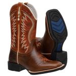 BOTA TEXANA BICO QUADRADO FLOATER - FRANCA BOOTS